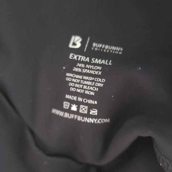 Buff Bunny | Rosa Sports Bra | Black | XS - Picture 6 of 6